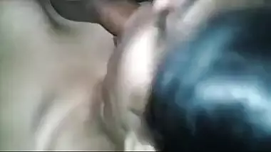 Cute girl sucks and fucks her office colleague on an official trip