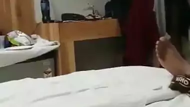 Two college girls enjoy lesbian sex before their lovers