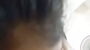 Tattooed girl jerking dick and viral Indian blowjob
