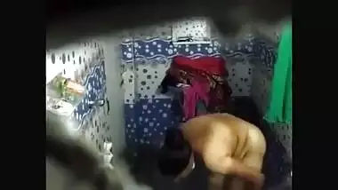 Indian Bhabi Bathing