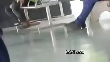 Randi in railway station sucking dick caught by voyeur