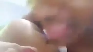 Hot couple foreplay boob sucking Bengali sex