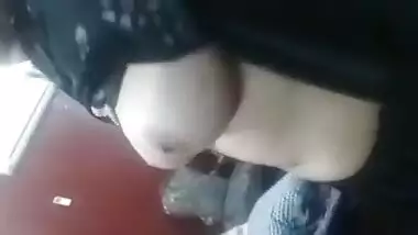 Exclusively big booby Pakistani wife exposed nude
