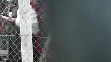 Outdoor fucking hijabi girl