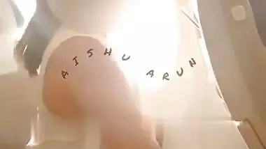 Daring Indian wife shows her boobs on a public flight