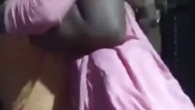 Village wife quick romance boob press by husband