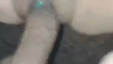 Village lady takes a big dick in her tight pussy