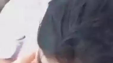 Cute Desi Girl Outdoor Bj